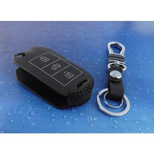 Leather for C-QUATRE C5 C4L Key Fob Keyless Entry Remote Transmitter case cover W