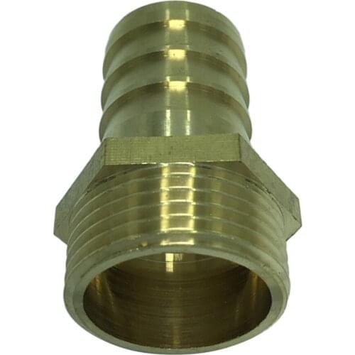 Brass Male Thread Hose Pipe Fitting 1'' Male Pipe Connector Bronze
