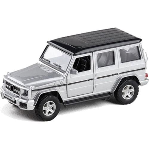 Diecast 1:36 Scale G63 Car Metal Alloy SUV Vehicle Pull Back Model Simulation Toys Children Collection Display Souvenir