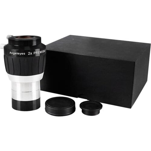 Multi-Coated Metal 2" 2X Barlow Lens Quality Made Doubles Magnification