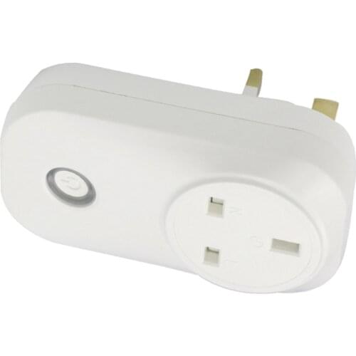Mini Smart Plug Wifi Voice Control Smart Socket Work with Alexa Google Home- UK Plug