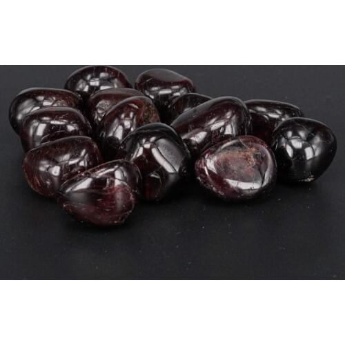Bulk Tumbled Garnet Stone Natural Polished Gemstone Supplies for Wicca, Reiki, Crystal Healing