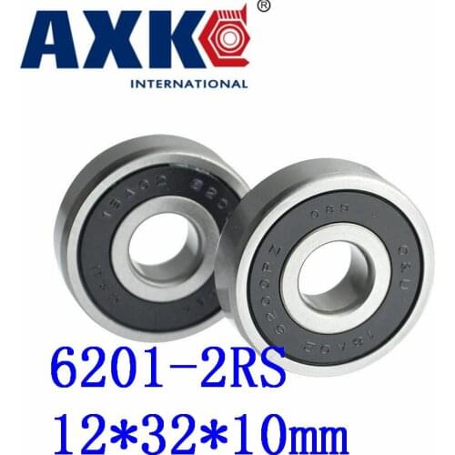 2019 Limited New Steel 10pcs Free Shipping Double Rubber Sealing Cover Deep Groove Ball Bearing 6201-2rs 12*32*10mm