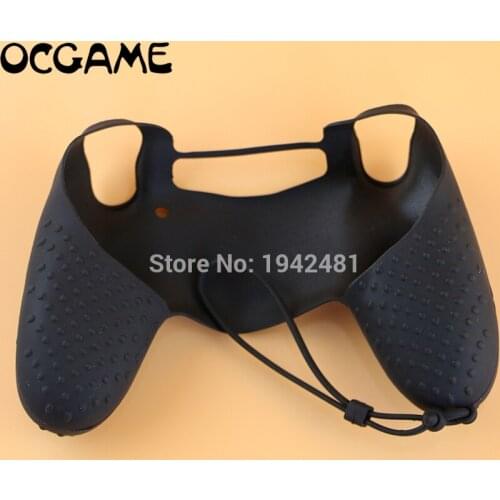OCGAME multi-color wireless Silicone Soft Protective Case With Wrist strap hand strap for ps4