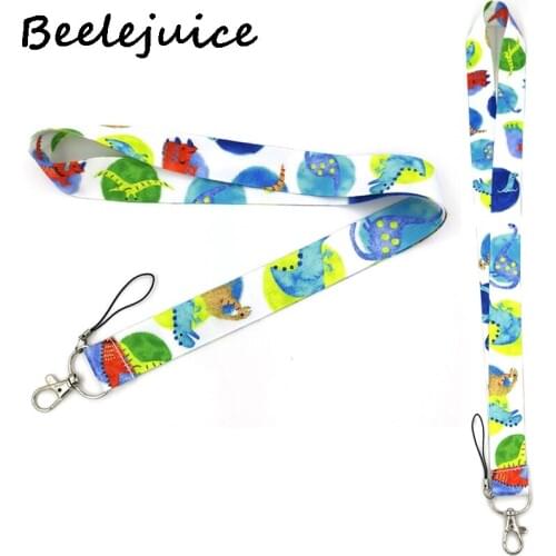 Dinosaurs Neck Strap Lanyard keychain Mobile Phone Strap ID Badge Holder Rope Key Chain Keyrings cosplay Accessories Gifts