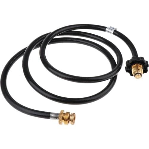 6Ft Propane Tank Gas Stove Adapter &Hose 1lb to 20lb to Cylinder POL