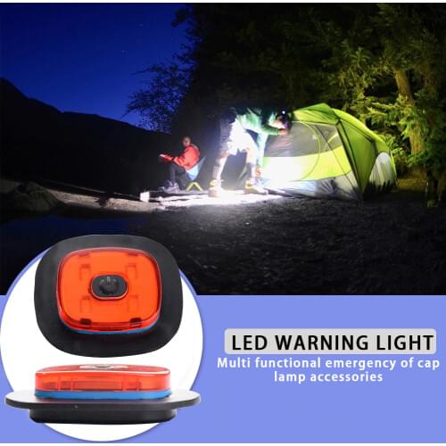 Outdoor Sport Cap Part Hat Lamp 4LED Cap Light Outdoor Running Night Fishing Camping Emergency Warning Hat Lamp