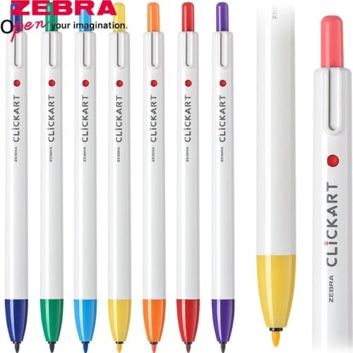 1pcs Japan ZEBRA Watercolor Pen WYSS22 Anti-fouling Student Hand Account Painting Color Fluorescent Mark Anti-dry Hook Pen