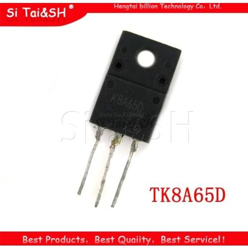 10PCS TK8A65D TO-220F K8A65D TO220F TK8A65 TO-220 650V 8A new original