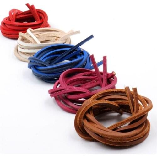 110cm/43'' Hot Sales Retro Leather Shoelaces Shoestrings for Martin Boots Shoe Laces