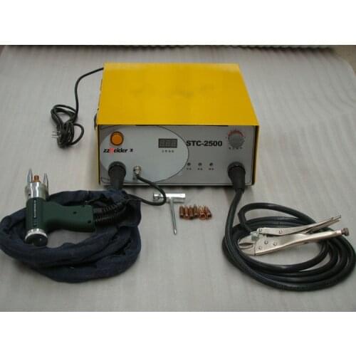 220V STC-2500 Capacitor Discharge CD Stud Welder Spot Welding Machine M3-M10
