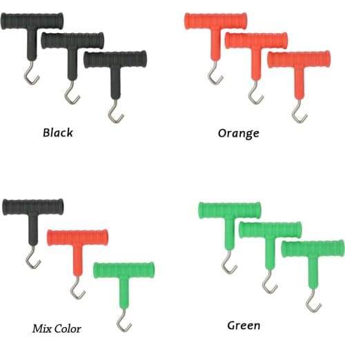 3Pcs Fishing Tackle Boxes Carp Fishing Knot Puller Tool Rig Making Tool Sea Fishing Hair Rig Tool Accessories Fishing Carp