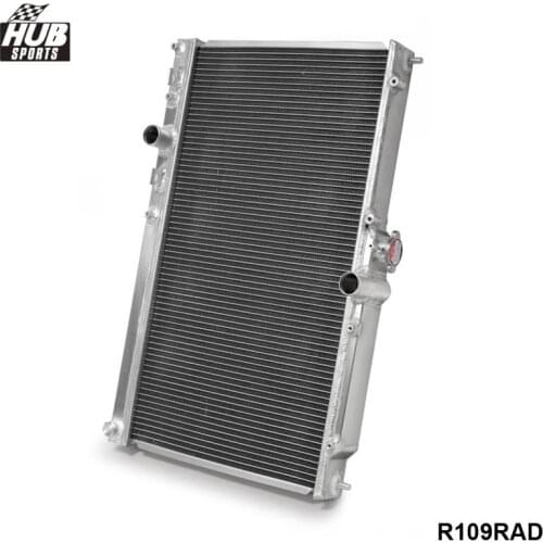 42MM 2 Row Aluminum Alloy Racing Cooling Performance Radiator For Mitsubishi Lancer EVO 7 8 9 2001-2007MT HU-R109RAD