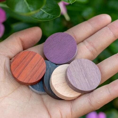 5pcs lot knife handle spacers wood stack handle spacer 6mm thickness wood round slices