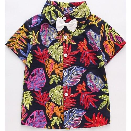 AiLe Rabbit Boys' Short Sleeve Shirts