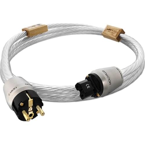 Odin Supreme Reference 2 Seven Silver Plated Conductor 14AWG Audio Power Cable US/EU/UK Version Plug