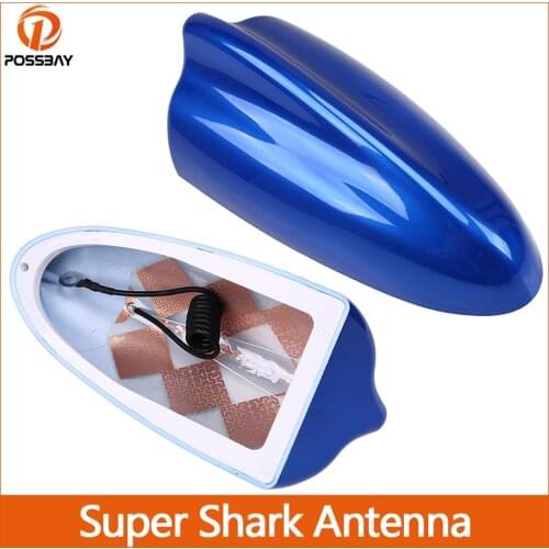 Car Shark Fin Roof Antenna Universal Auto Accessories Styling FM Radio Signal Aerials for Mini Cooper/Suzuki Swift/Citroen C4 C3