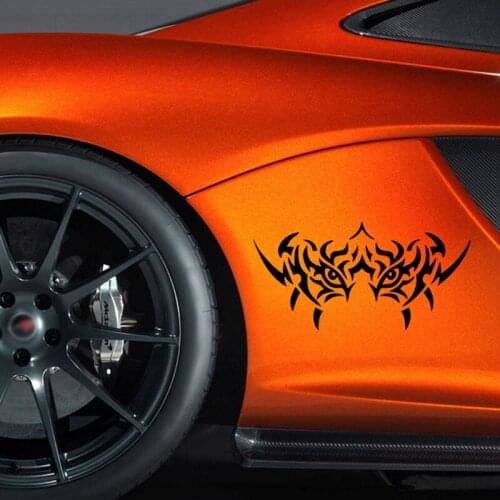 Tiger Eyes Car Decal Tribal Tattoo Personality Car Styling Jdm Truck Window Mirror Sticker Vinyl Graphic Decor Jdm