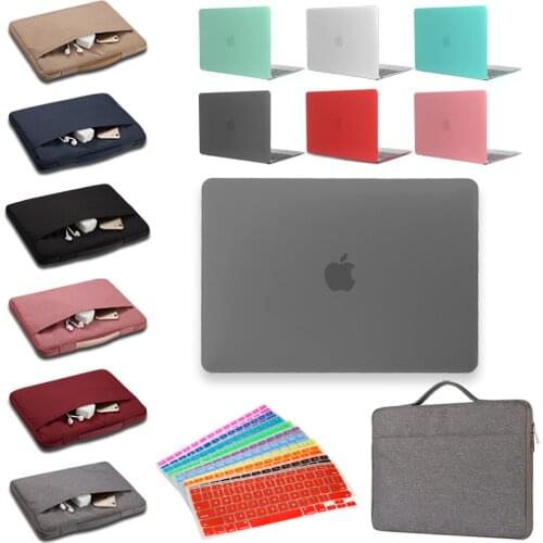 Laptop Case for Apple Macbook Air 13/11/Macbook Pro 13/15 Inch Protective Case + Laptop Bag + Keyboard Cover