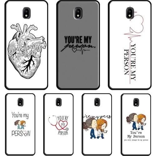 You're My Person Greys Anatomy Cover For Samsung Galaxy A8 A6 A7 A9 2018 J8 J4 J6 Plus J1 A3 A5 2016 J3 J7 J5 2017 Case