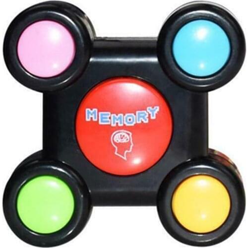 Children Puzzle Memory Game Console LED Light Sound Interactive Toy Training Hand Brain Coordination