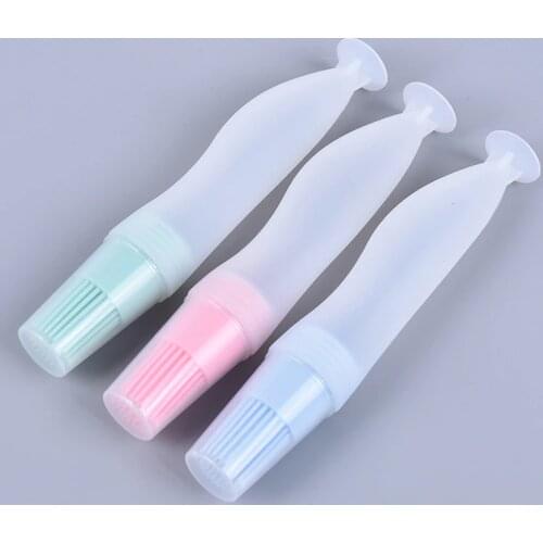 Barbecue Tools Silicone Kitchen Gadgets Portable Temperature Resistant BBQ Basting Brushes Oil Bottle Brush Baking Accessory