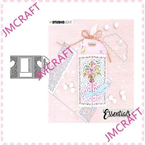 JMCRAFT 2021 Notebook Book Page Decoration #7 Metal Cutting Dies DIY Scrapbook Handmade Paper Craft Metal Steel Template Dies