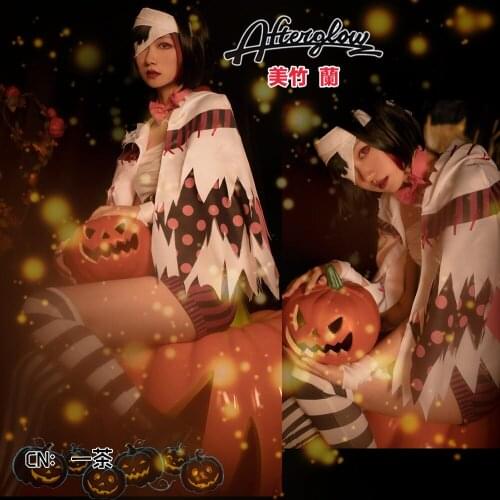 Cosplay Costume Anime Bang Dream! Mitake Ran Afterglow Hey-day! Magic Dresses Christmas Halloween Free shipping CG573