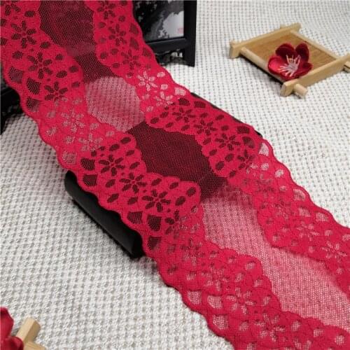 LR1043 9.5cm China diamond bra dress material flower lace trim