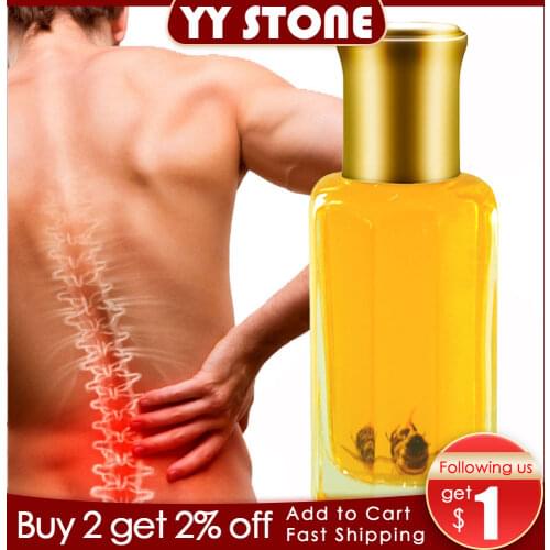 12ml Bee venom oil for joints pain waist foot pain Relax tiger balm back pain backache relief health care Patches healthcare
