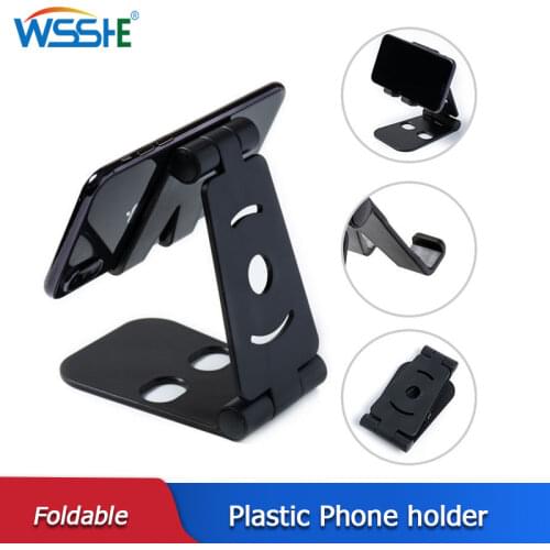 Foldable Phone Holder Desktop Mobile Stand For Tablet Cell phone Universal Plastic Desk Phone Stand Smartphone Support Bracket