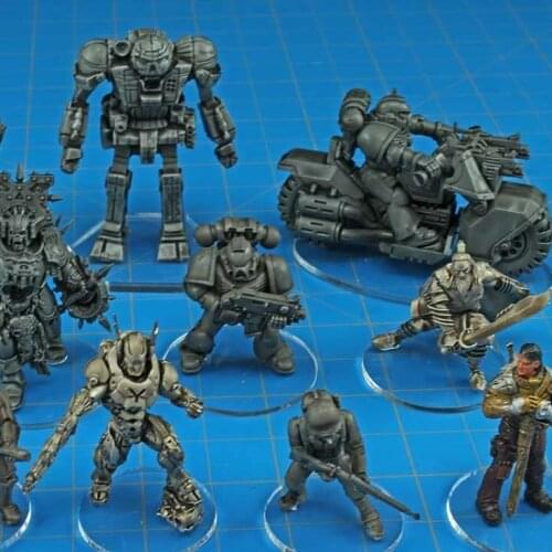 20/25mm Clear Stand Base for Board Game Miniatures Role Playing Figures Model Round Base Display Toys Accessories 30/100/200Pcs