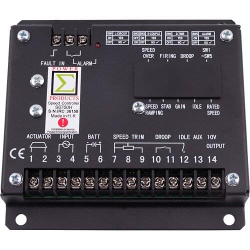 S6700H Speed Controller Power Generator govornor adjust diesel engine actuator motor regulator brushless generating set parts