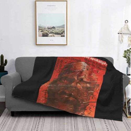 Apocalypse Now 1979 Polish Movie Poster Print. ( Czas Apoka ) Best Selling Room Household Flannel Blanket Apocalypse Now