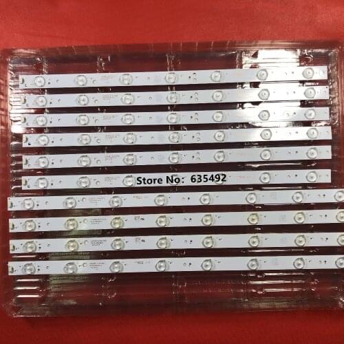 10pcs/kit LED Backlight strip For Hai er D48MF7000 LE48F3000W LED48U3300 LE48M33S Light Bar LED48D7-ZC14-01 LED48D8-ZC14-01