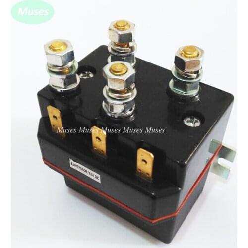High Quality Factory Supply 50A (200A) 12V DC Reversing Contactor DC contactor use for auto electric winch,ships , trains