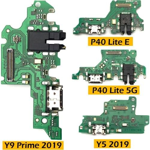 10Pcs/Lot，USB Charging Port Dock Plug Socket Jack Connector Charge For Huawei Y9S Y6P Y8S Y8P Y7P Y6S P40 Lite 5G / P40 Lite E