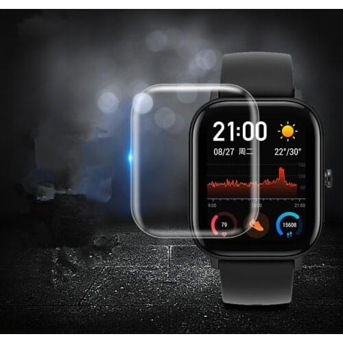 3 pcs Full screen watch Protector Full hydrogel film For Xiaomi huami Amazfit GTS