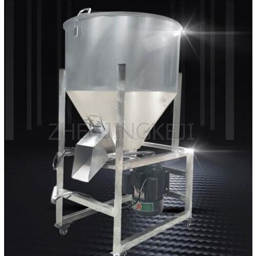 50KG Stainless Steel Mixer Multi-Function Vertical Food Blender Powder Granule High Speed Mixing Chemical Fertilizers/Particles