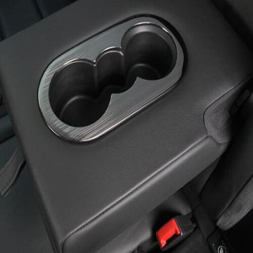 For Volkswagen Golf 8 MK8 R 2021 2022 Stainless Steel accesorios Interior accessories rear seat water cup cover trim styling