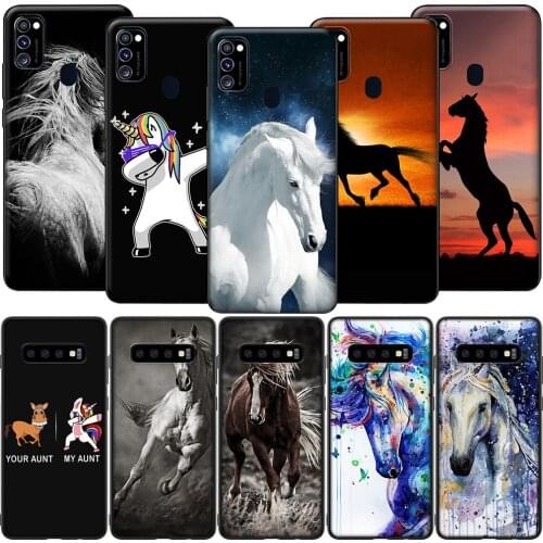 GX202 Running Horse Case for Samsung A10S A20S A40S A50S A70S A51 A71 A81 A91 M11 M30S M31S M21 M51 A02S A42