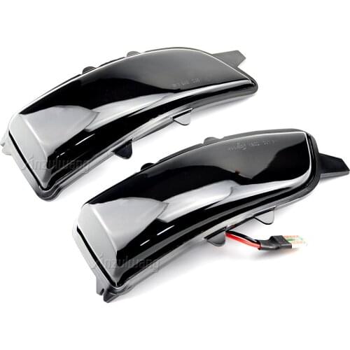 Dynamic Turn Signal Light LED Rearview Side Mirror Sequential Blinker Indicator Lamp For Volvo S80 2007-2013