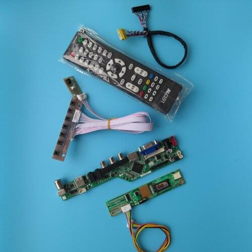 For LTN150XD-L01 Driver Board New Digital Signal HDMI VGA AV TV 20pin Controller 1 lamps 15" USB Module 1024X768