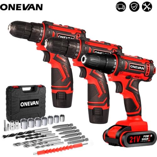 12V 16V 20V Electric Screwdriver Cordless Drill Rechargeable Mini Wireless Power Driver Lithium-Ion Battery Electric Drill