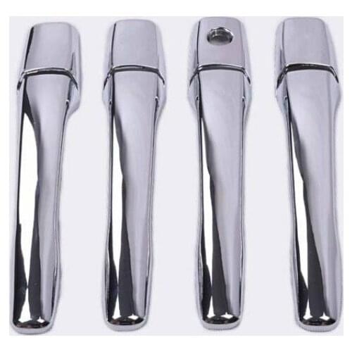 Funduoo For Mitsubishi Airtrek 2001 2002 2003 2004 2005 2006 High Quality ABS Chrome Door Handle Cover Overlays One Keyhole