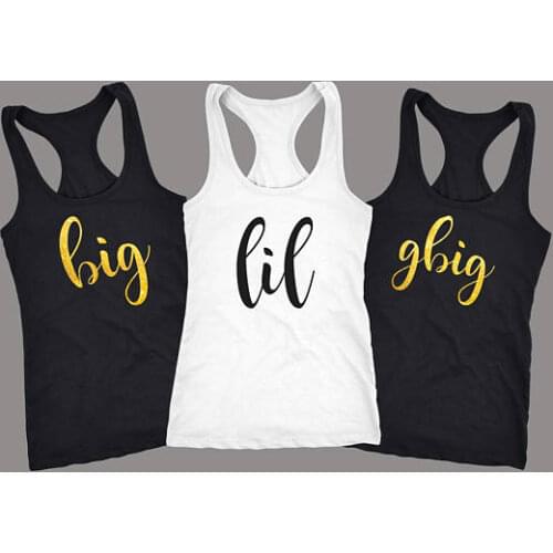 Custom girl big little reveal sorority wedding Bride bridesmaind Bachelorette t shirts tanks tops gifts bridal party favors