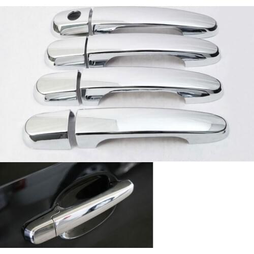 Chrome ABS Door Handle Catch Cover Trim Moulding Sequined Decoration Fit For Sportage 2005-2010 Car Styling Auto Accessories