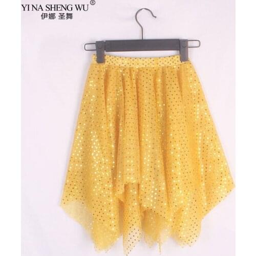 Grils Belly dance costumes Short Skirt 8 colors Senior Sexy chiffon bellydance Skirt for Girls belly dancing clothes Skirts New