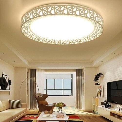 Creative LED Ceiling Light Bird Nest Round Lamp Modern Fixtures For Living Room Bedroom Kitchen