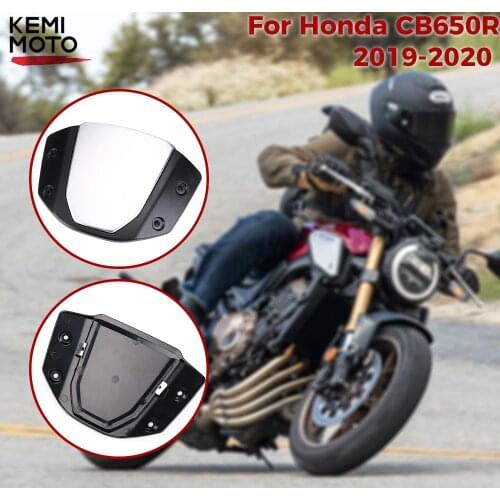 Windscreen For Honda CB650R CB300R Motorcycle Front WindScreen Windshield Deflector For CB 650R CB650 R CB300R CB125R 2019-2020
